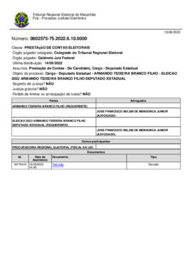 ARMANDO TEIXEIRA BRANCO FILHO