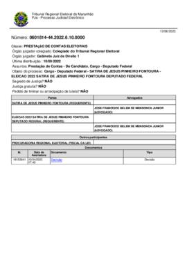 SATIRA DE JESUS PINHEIRO FONTOURA