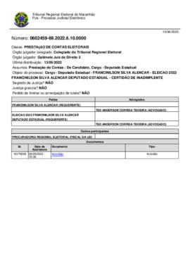 FRANCINILSON SILVA ALENCAR