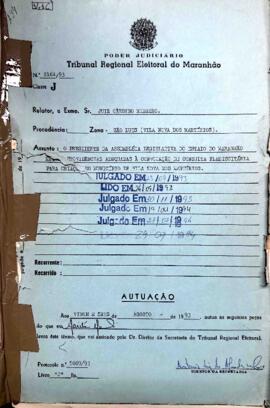 Plebiscito para criação do município de Vila Nova dos Martírios