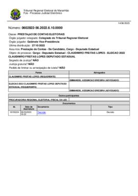 CLAUDIMIRO FREITAS LOPES
