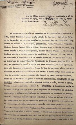Atas de dezembro de 1947
