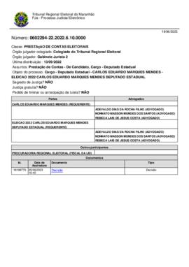 CARLOS EDUARDO MARQUES MENDES