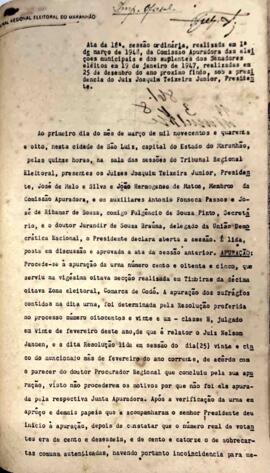 Atas de março de 1948