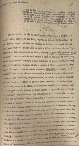 Atas de abril de 1948