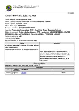 RICARDO JOSE SA FORTES DE ARRUDA