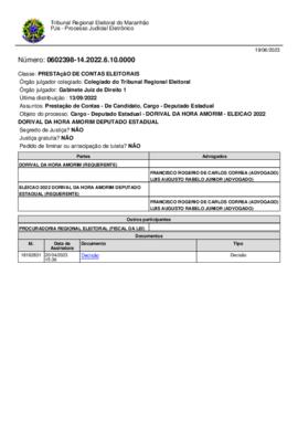 DORIVAL DA HORA AMORIM